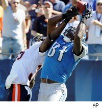 Calvin Johnson catching the football for overruled touchdown